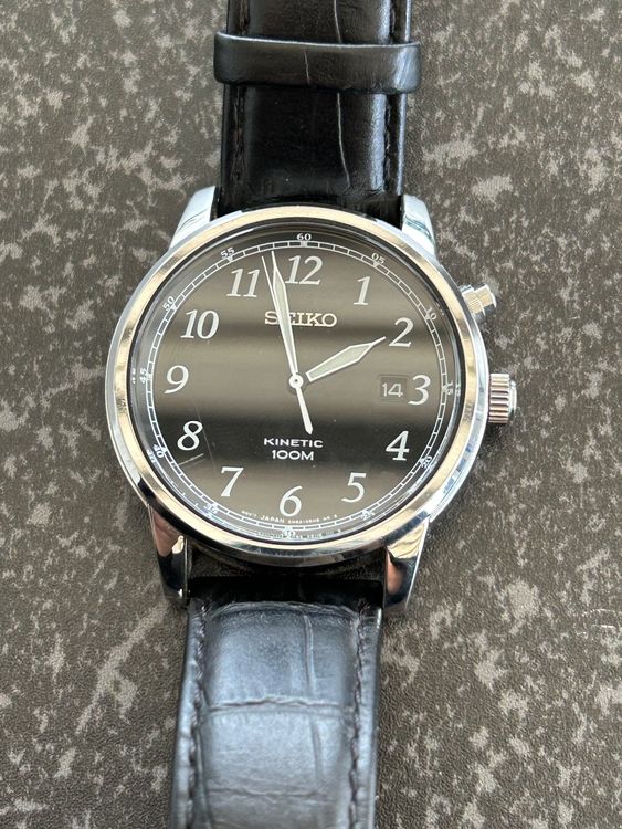 seiko kinetic watch 100m