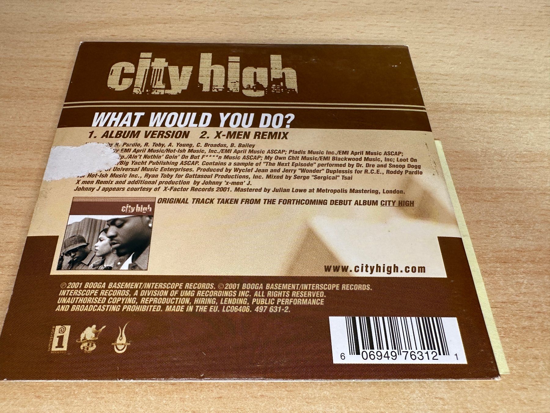 CD: City High – What Would You Do? - Single CD – Usato da Rikon im Tösstal venduto da Alpenmutz 1