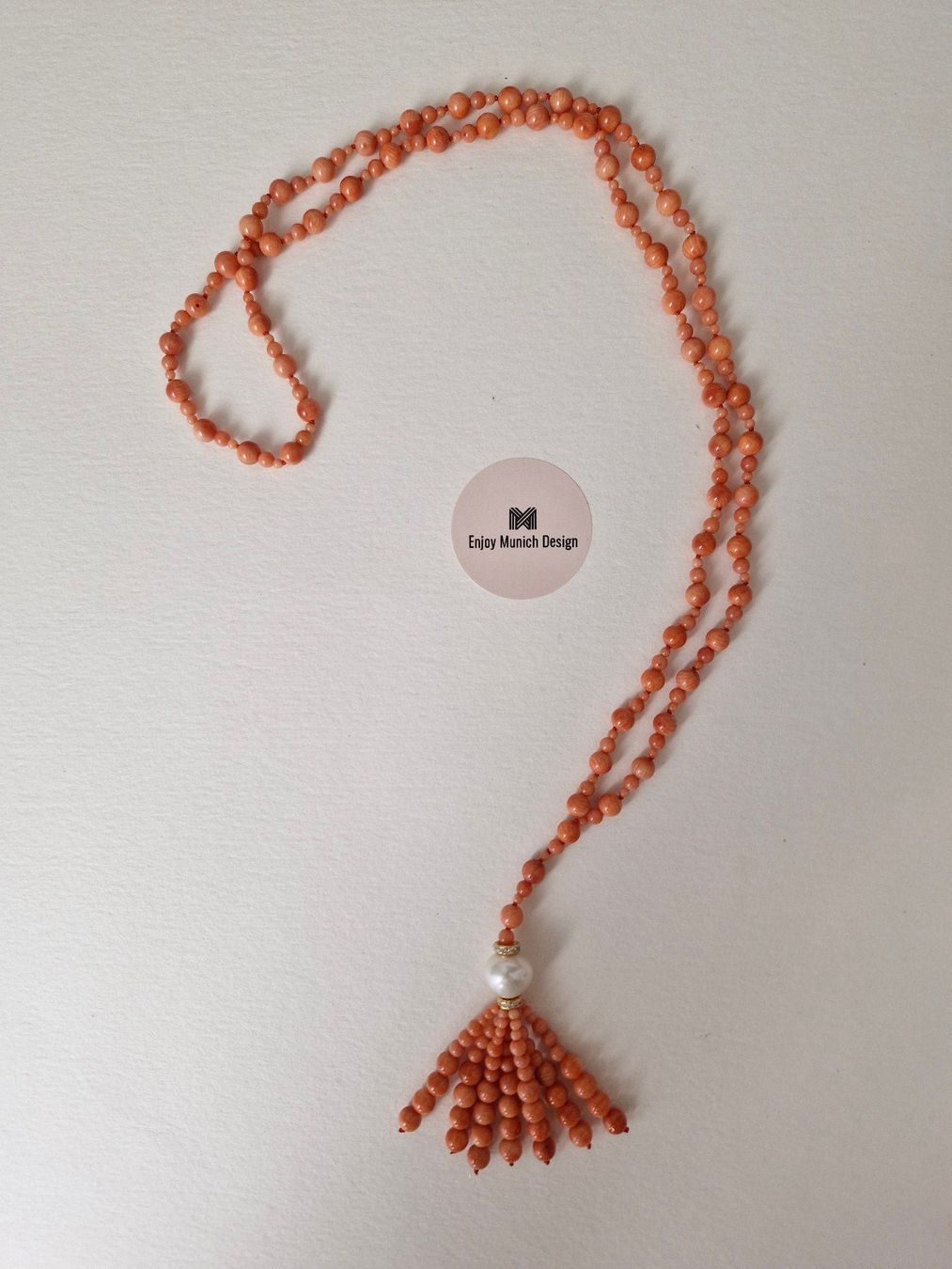 Catenine: Korallenkette mit schöner Quaste – Nuovo e nell'imballaggio originale da Muenchen venduto da enjoymunichdesign 8