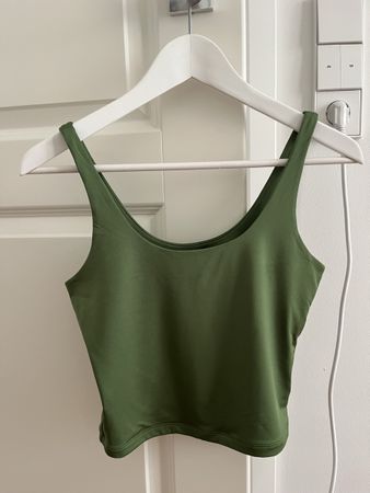 Bauchfreies Oberteil Abercrombie & Fitch Khaki Grösse S