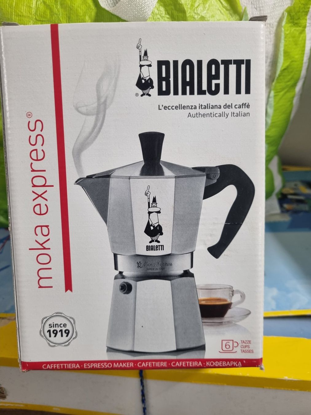 Bialetti Macchine per caffè & Macchine per espresso: Bialetti Moka express 6 Tassen – Nuovo (secondo la descrizione) da Uster venduto da rrzk
