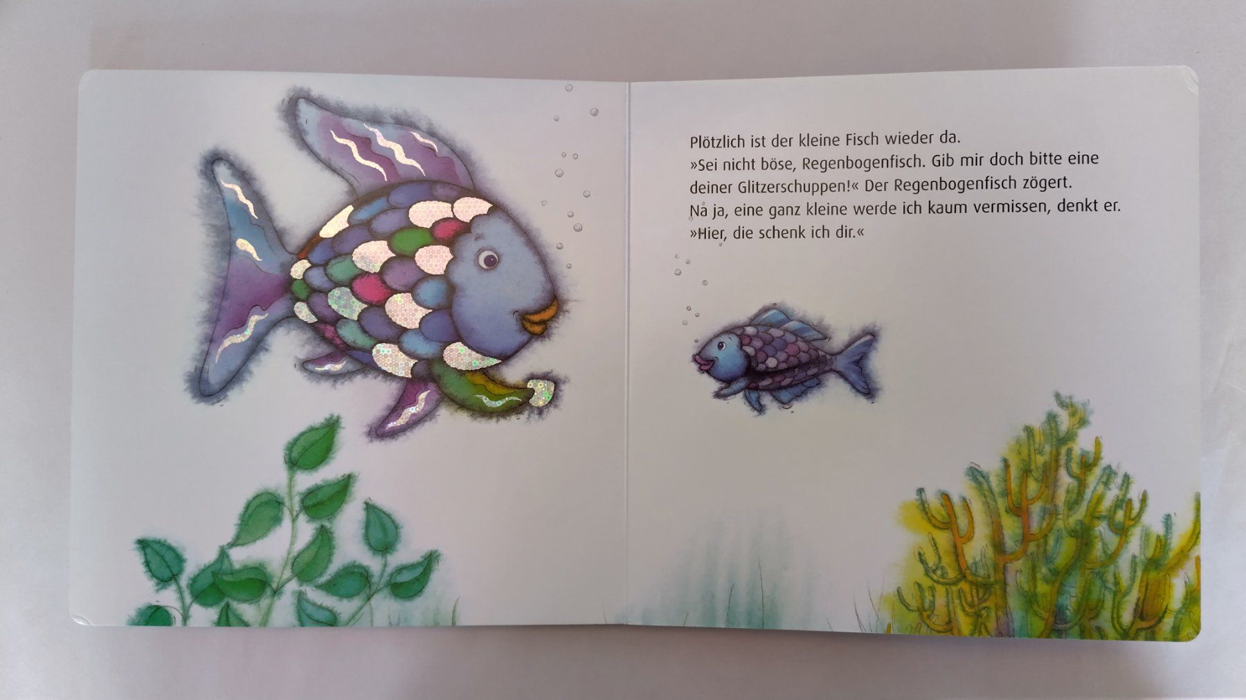 Bücher: Der Regenbogenfisch / Marcus Pfister / Bilderbuch kartoniert – Gebraucht aus Bellach von JingleJerry 4