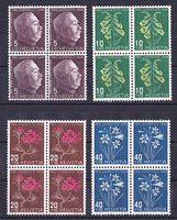PJ 1948 im 4er-Block, postfrisch**