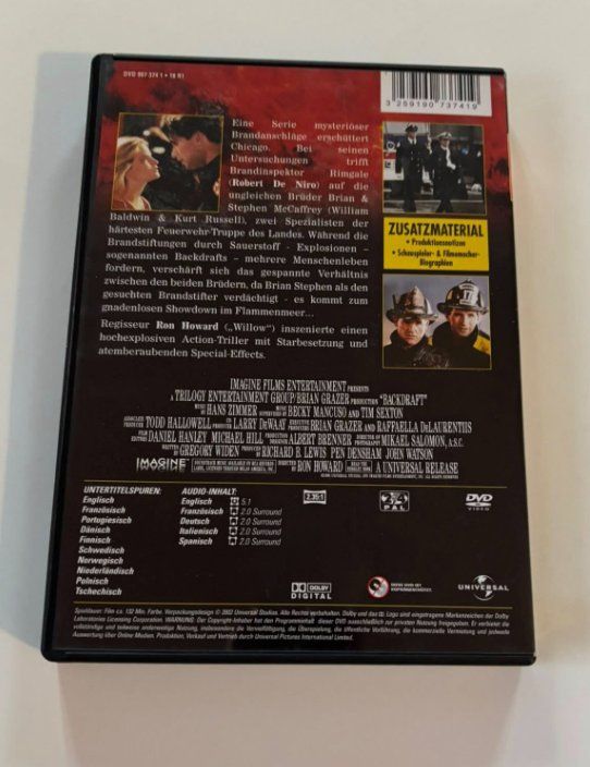 Tutti i DVDs: Backdraft (1991) Deutsch · DVD – Usato da lupfig venduto da maniacs666 2