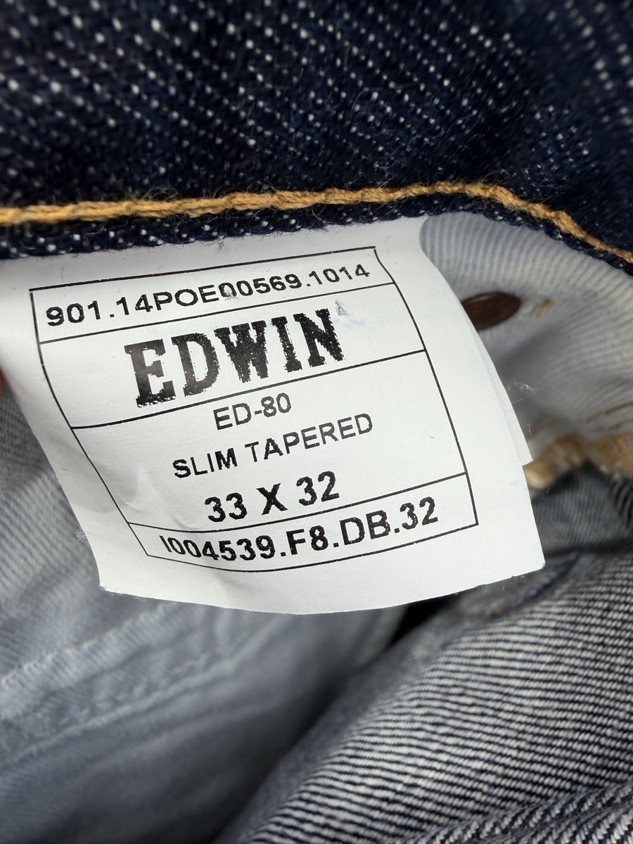 Edwin Jeans: Edwin ED-80 / slim tapered/ 33 x 32 – Usato da La Tour-de-Peilz venduto da manattma 8
