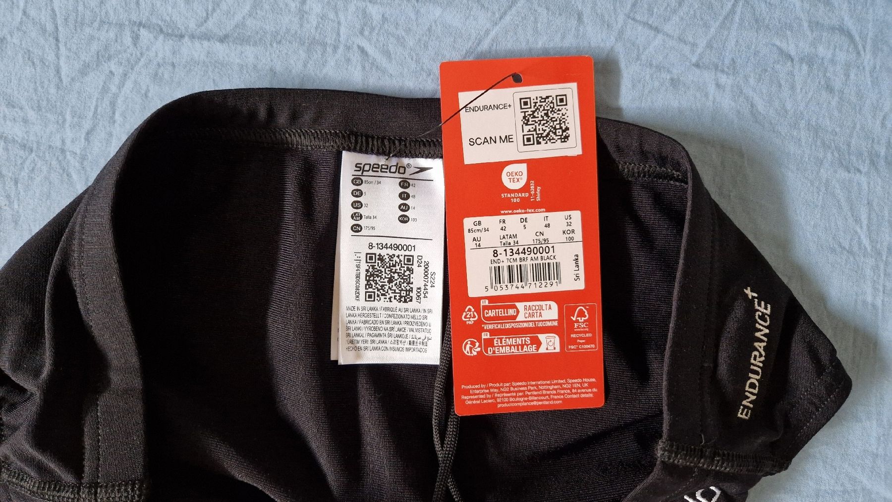 Speedo Caleçons de bain: slip de bain Speedo endurance+ noir – Neuf avec emballage d'origine à La Tour-de-Peilz par didi84 1
