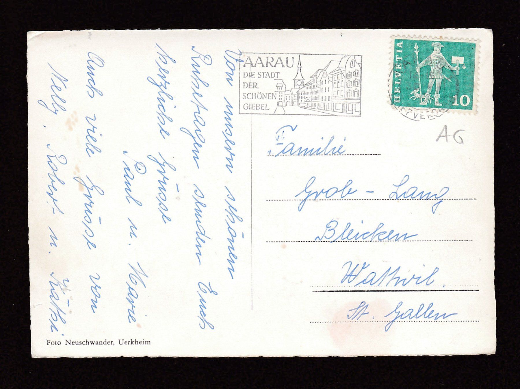 Cartoline postali: UERKHEIM, um 1965 – Usato da Reiden venduto da cinfis 1