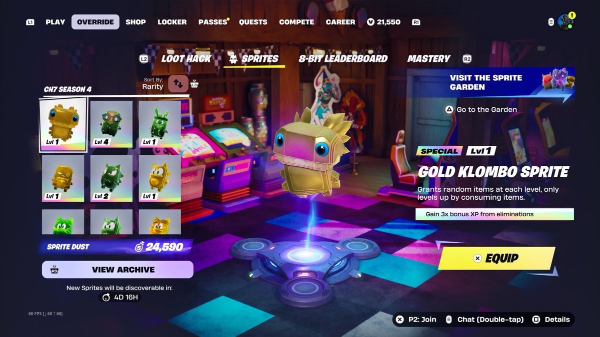 Sony Giochi: Fortnite GOLD Klombo SPRITE – Nuovo (secondo la descrizione) da Lausanne venduto da Zeustah 1