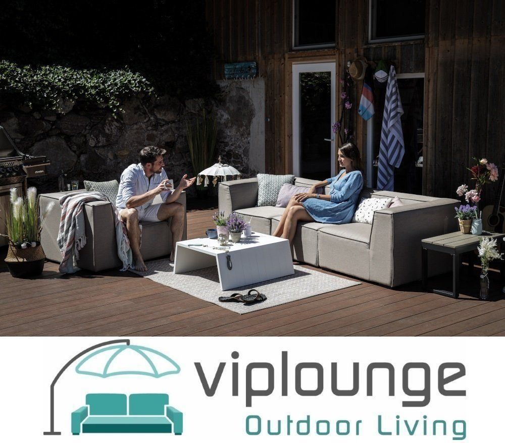 Viplounge Divani: Outdoor Sofa sandbraun – Nuovo e nell'imballaggio originale da Uznach venduto da viplounge