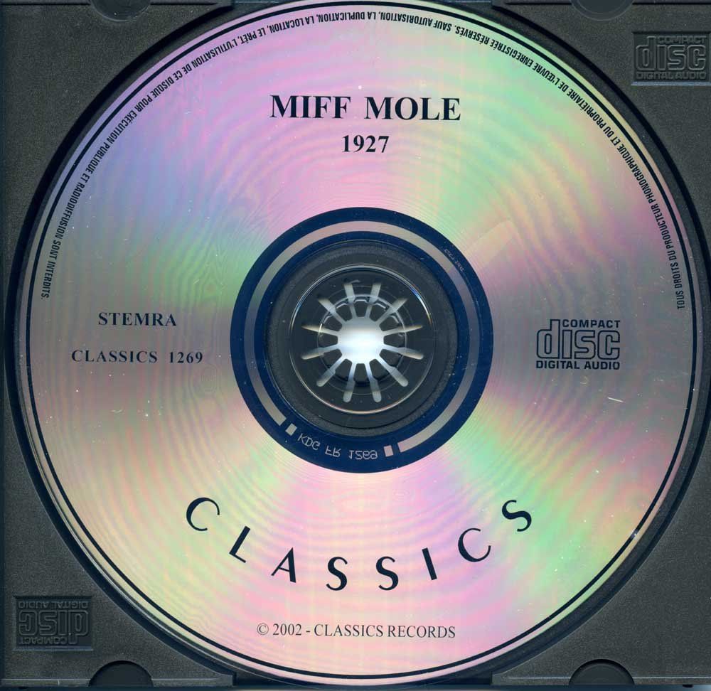 CD: Jazz-CD:  Miff Mole 1927 (Classics) – Usato da Hochfelden venduto da mue_lhm9 2
