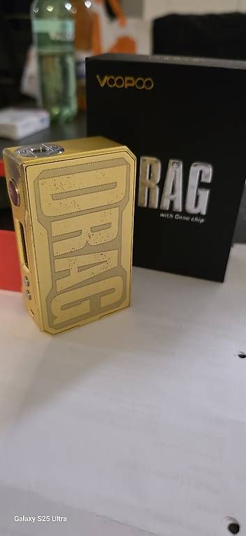 Altri Prodotti per fumatori: Voopoo Drag Mod Gold Edition+ Gold Kopf – Usato da Holziken venduto da Simi.zimmer 1