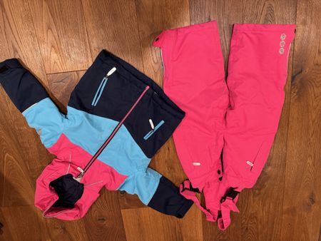 Skianzug 46 Nord Blau/Pink, Grösse 92 guter Zustand