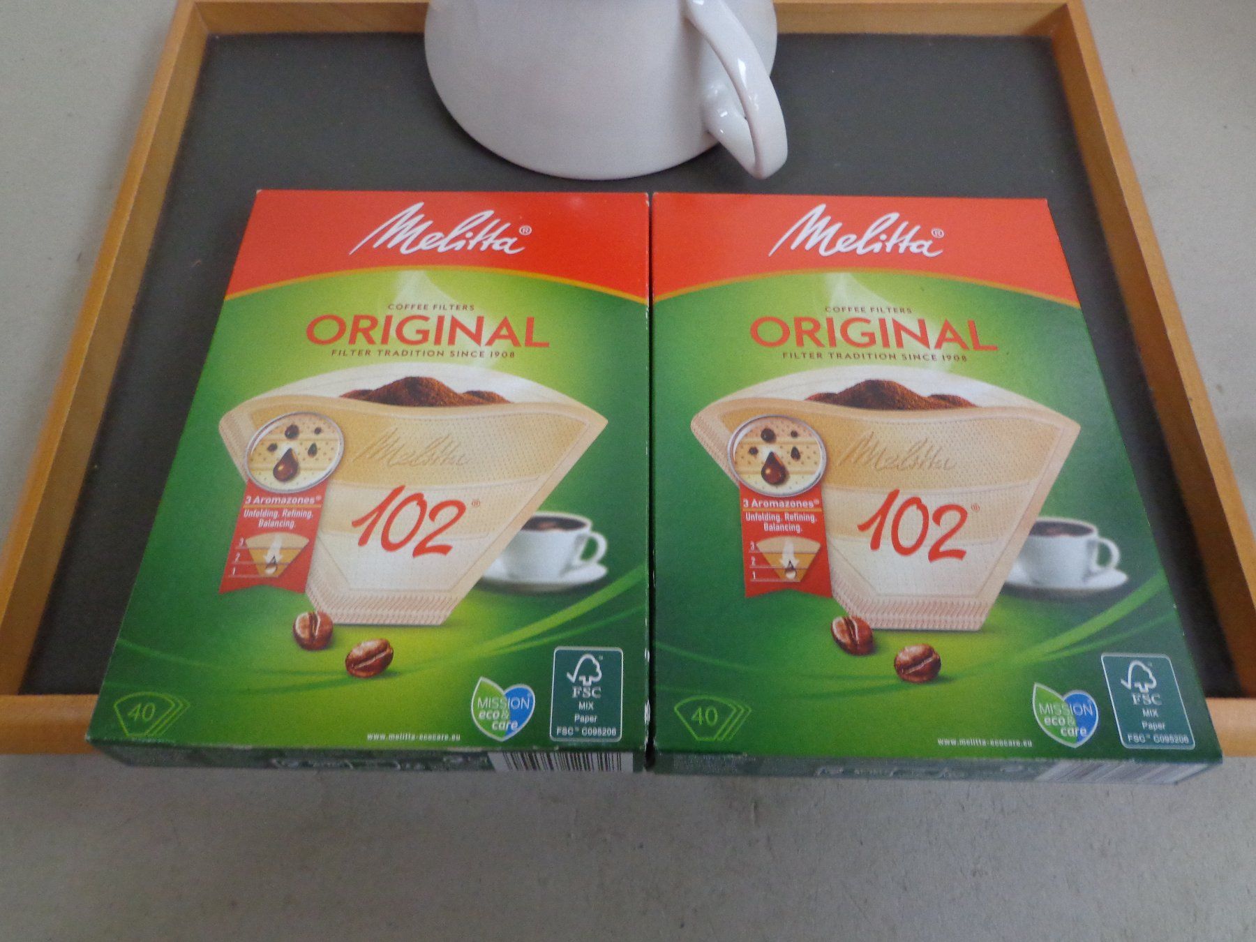 Altro per la casa: Melitta Kaffeefilter Gr.102 + 2 Packungen Papierfilter – Usato da Zofingen venduto da goezi 4