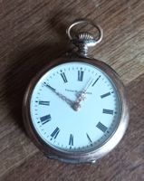 alte Taschenuhr Trachtenuhr Silber