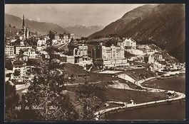 AK St. Moritz-Dorf, Ortstotale, 1922