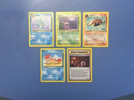 Pokémon Fossil 5 Cards ITA