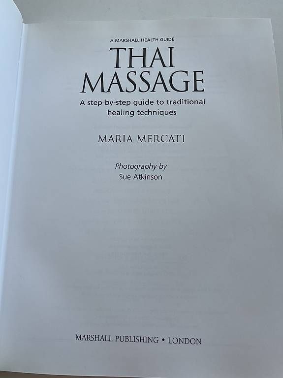 Livres: Thaï Massage. Maria Mercati – D'occasion à Genève par Eric1823 2
