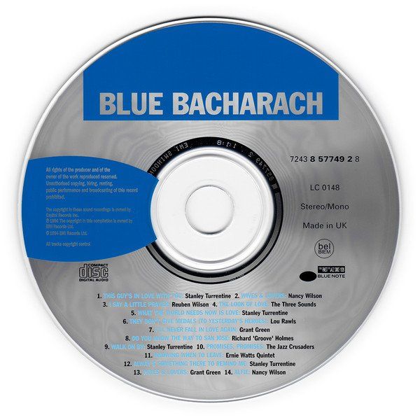 CD: Various – Blue Bacharach - A Cooler Shaker – Usato da St.Gallen venduto da jalamusic 2