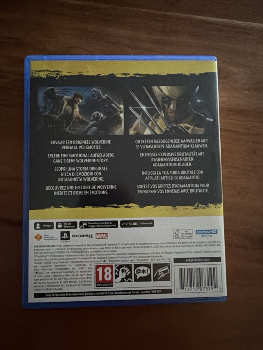 Jeux: Wolverine PS5 – Neuf (Voir description) à St. Gallen par rsi_cb92 1
