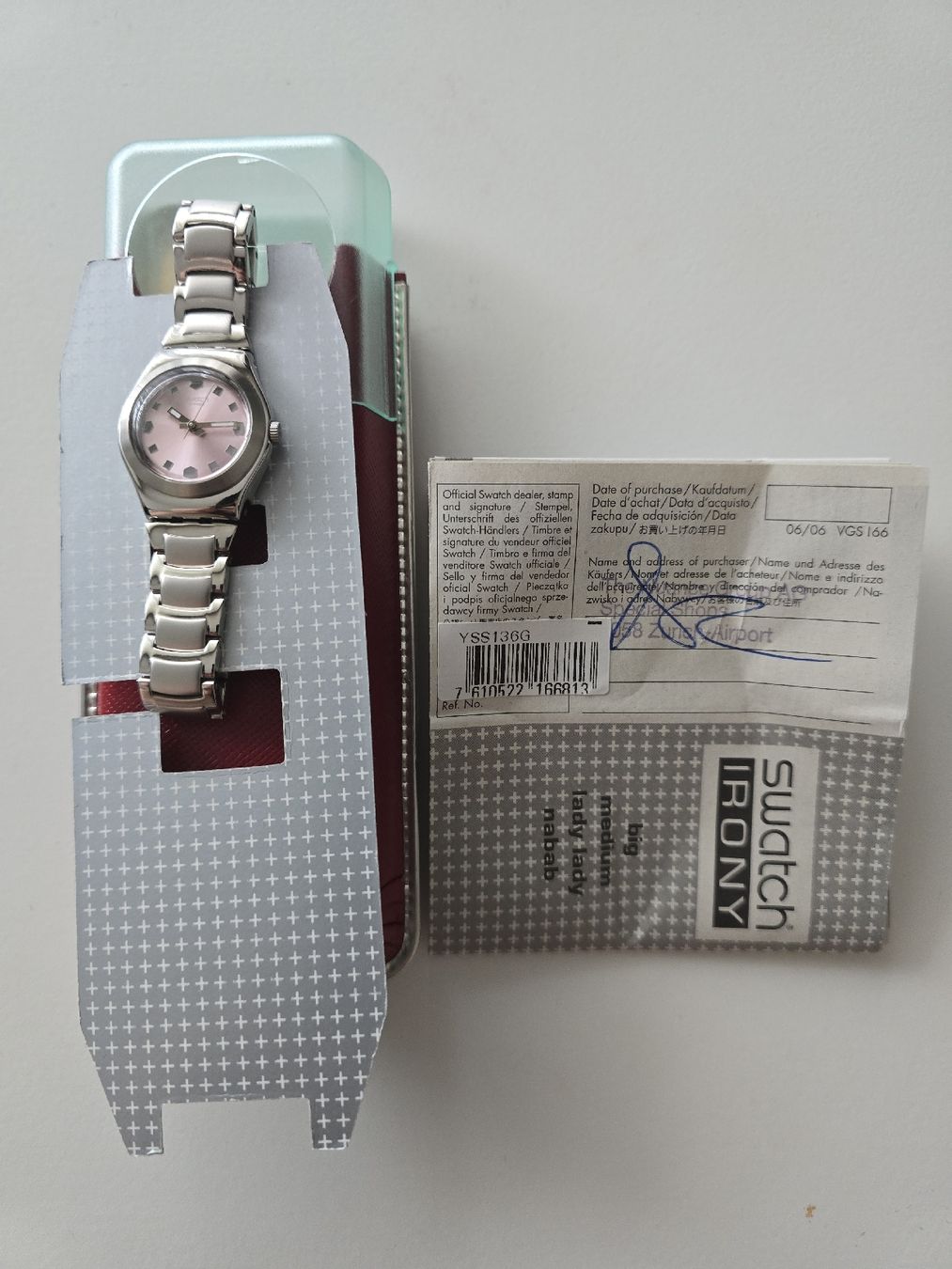 Swatch Orologi: Swatch Uhr in rosa – Nuovo e nell'imballaggio originale da Zürich venduto da Luana.N