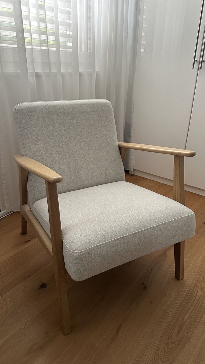 Ikea Sessel: EKENÄSET Sessel, Eiche/Gunnared beige – Neu (gemäss Beschreibung) aus Wallisellen von zoe_qmp6