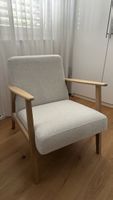 EKENÄSET Sessel, Eiche/Gunnared beige
