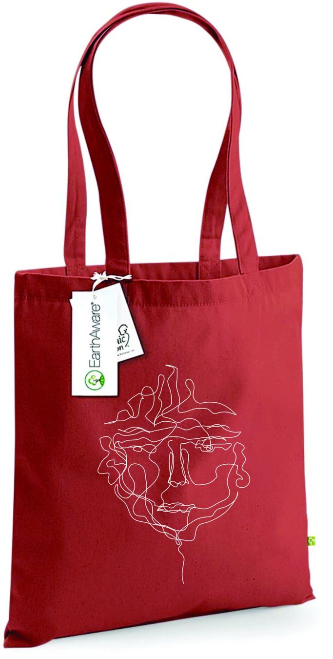 Borse: Sketches Collection Canvas Tasche - Round Face – Nuovo e nell'imballaggio originale da Münchenbuchsee venduto da Monali
