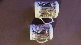 2 Stk. Sammlertasse Norfolk Fine Bone China, England