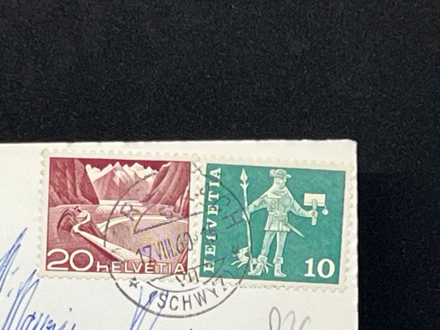 Cartoline postali: Rigi-Kulm mit Glarner- und Urneralpen – Usato da Widnau venduto da Brusi9 1