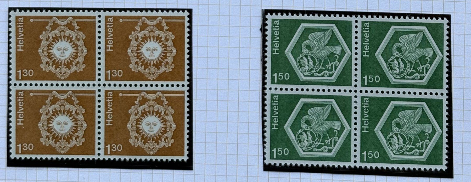 Tutti i francobolli: LOT 4 ER BLOCKS BRIEFMARKEN SCHWEIZ NEU – Nuovo (secondo la descrizione) da Ostermundigen venduto da Heavenmaus75 3