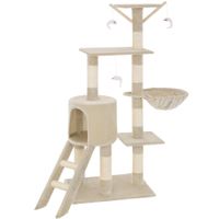 Kratzbaum Dominik 144cm, beige - Gratis Versand