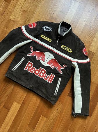 Redbull Lederjacke moto Giacca chaqueta Racing