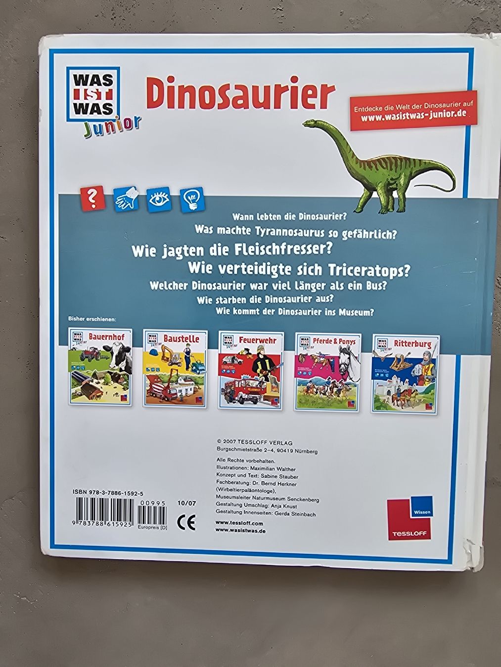 Libri: Dinosauriere WAS IST WAS Juniorbuch – Usato da Büron venduto da Liv7 1