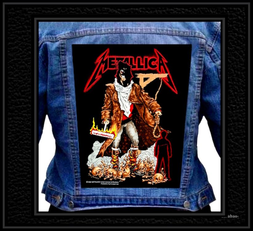 Rücken-Aufnäher *Metallica* - Original Back Patch (Neu (gemäss ...