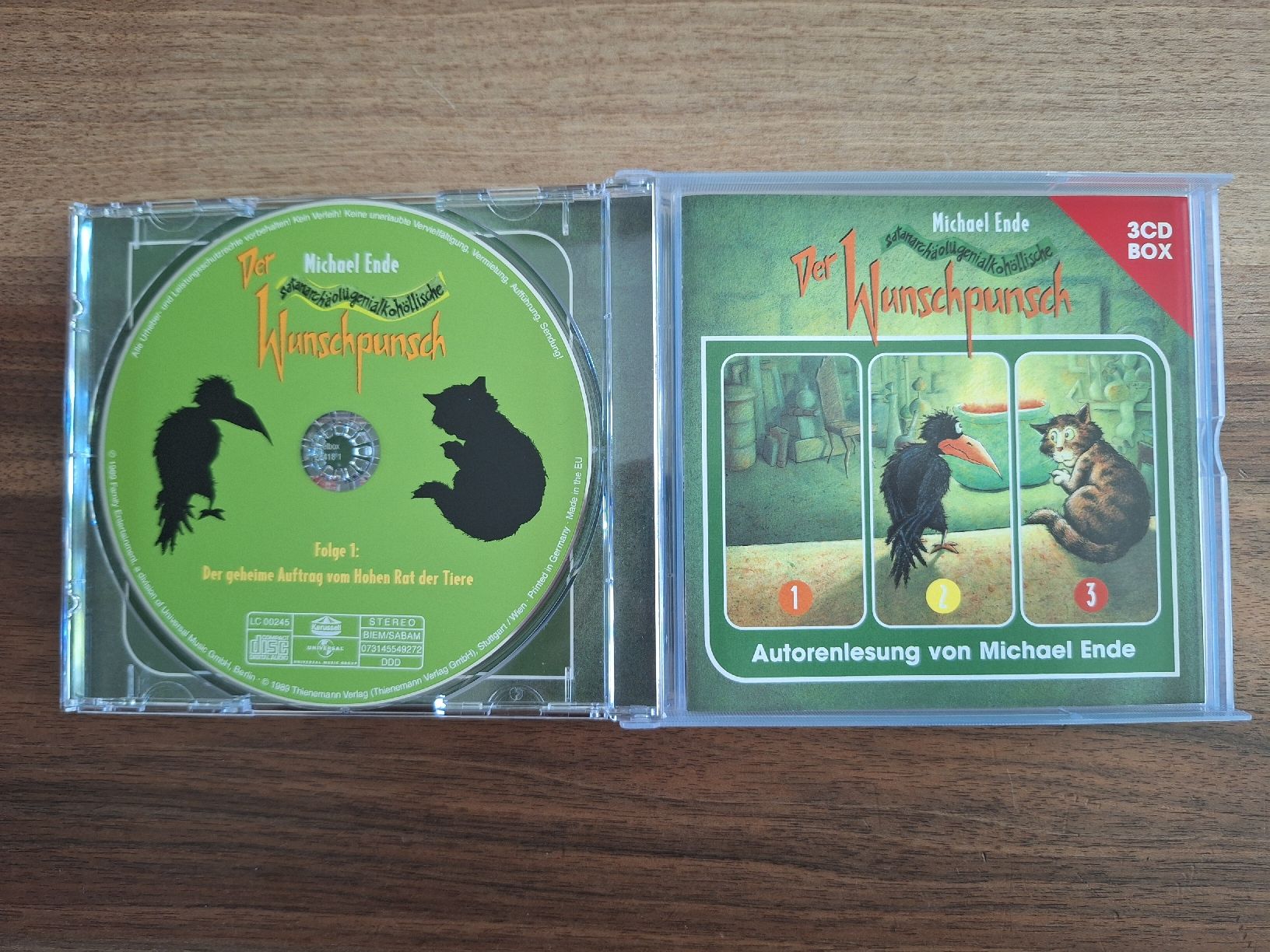 Hörbücher: Michael Ende - Der Wunschpunsch - 3CDs - Top Zustand! – Gebraucht aus Affeltrangen von Salz-Pfeffer 1