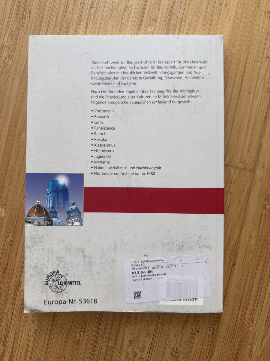 Libri: Europäische Baustile – Usato da Möhlin venduto da sut_q9dp 1