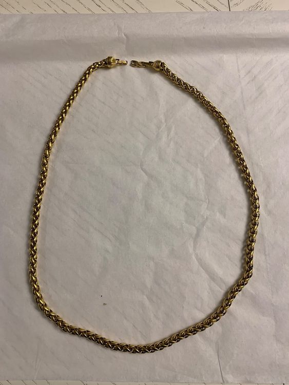 Goldfarbene, Panzerkette, 20cm Lang, Vintage (Gebraucht) In Ebikon Für