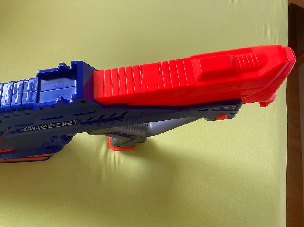 Nerf Giocattoli: Nerf Nitro MotoFury Rapid Rally mit 5 Autos – Usato da St. Pelagiberg venduto da Yellow73 1