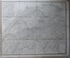 Schweiz Landkarte von  Keller um 1840