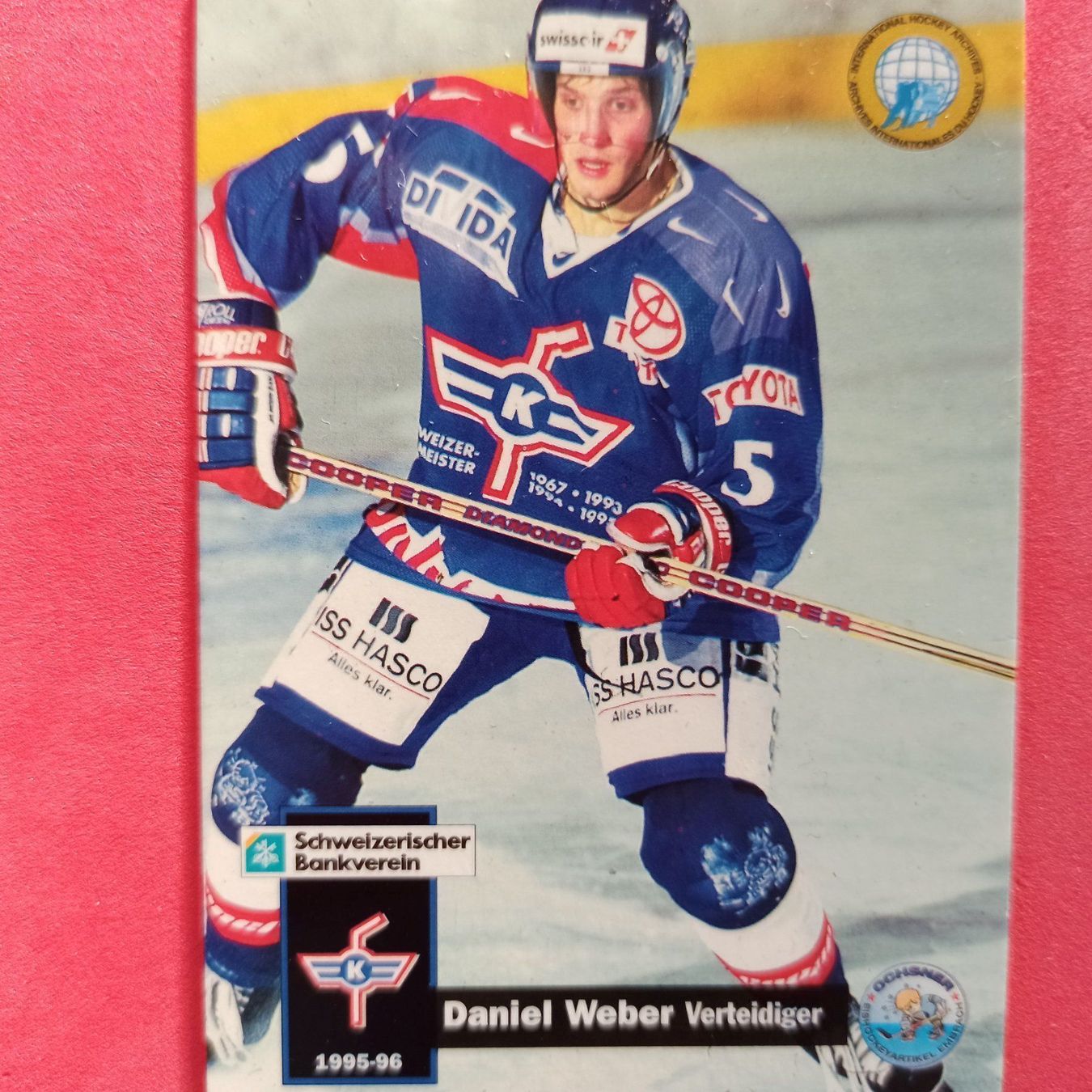 Carte collezionabili: Daniel Weber - EHC KLOTEN - 1995/96 – Usato da Dübendorf venduto da kb86_MOVIE