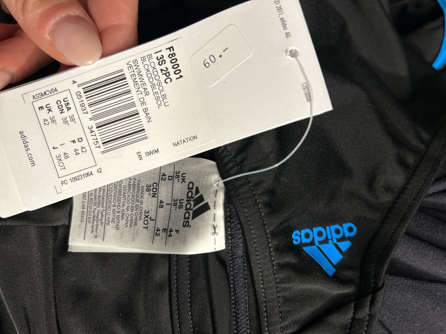 Adidas Costumi da bagno & Bikini: Bikini Adidas US Grösse 38 - Neu – Nuovo e nell'imballaggio originale da Corgémont venduto da Tania05 2
