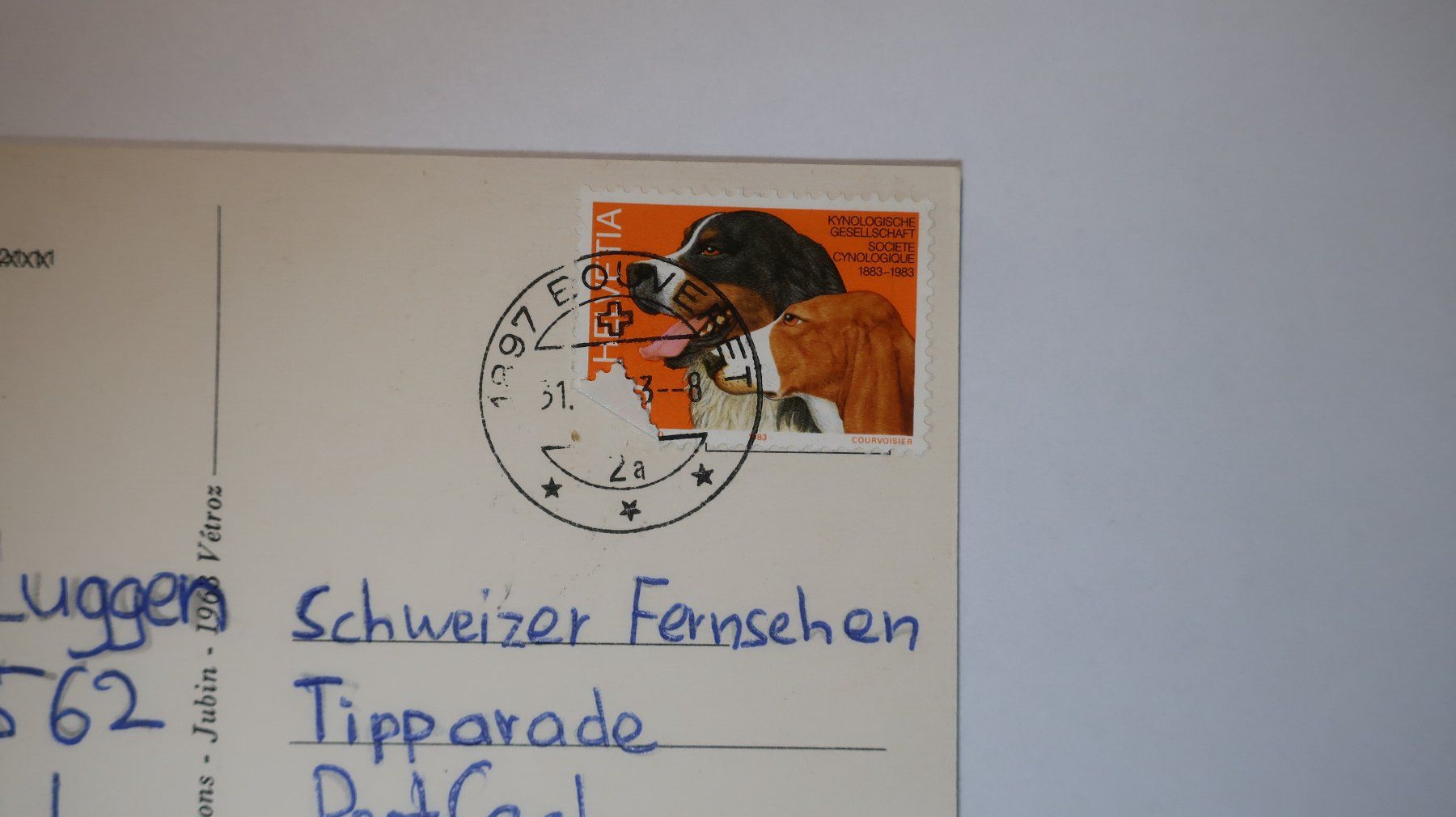 Cartoline postali: Bouveret - Plage Camping Rive - Bleue 1983 – Usato da Cormoret venduto da Pascalll2001 5