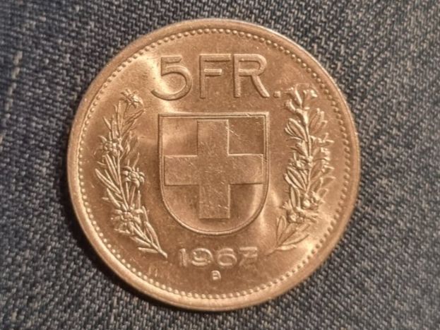 Alle Münzen: 5 FR 1967 Perfekt neu – Neu und originalverpackt aus Bure von chap981
