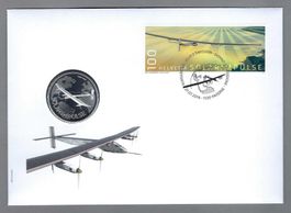 2016, 20 FR. SILBER, SOLARIMPULSE + BRIEF, R!, AB 1.-!