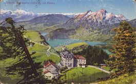 AK 1924 Rigi-Stäffel mit Pilatus