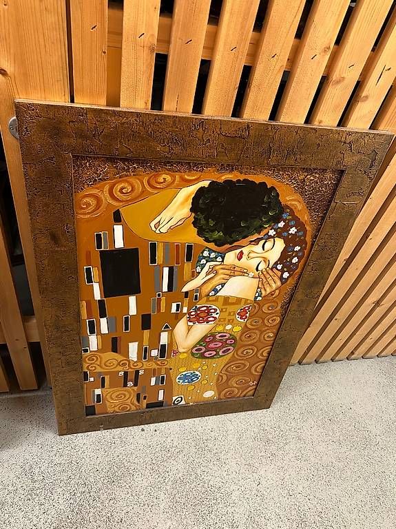 Foto & Immagini: Gustav Klimt Der Kuss -Handgemalt. – Usato da Ostermundigen venduto da nkalpa5 1