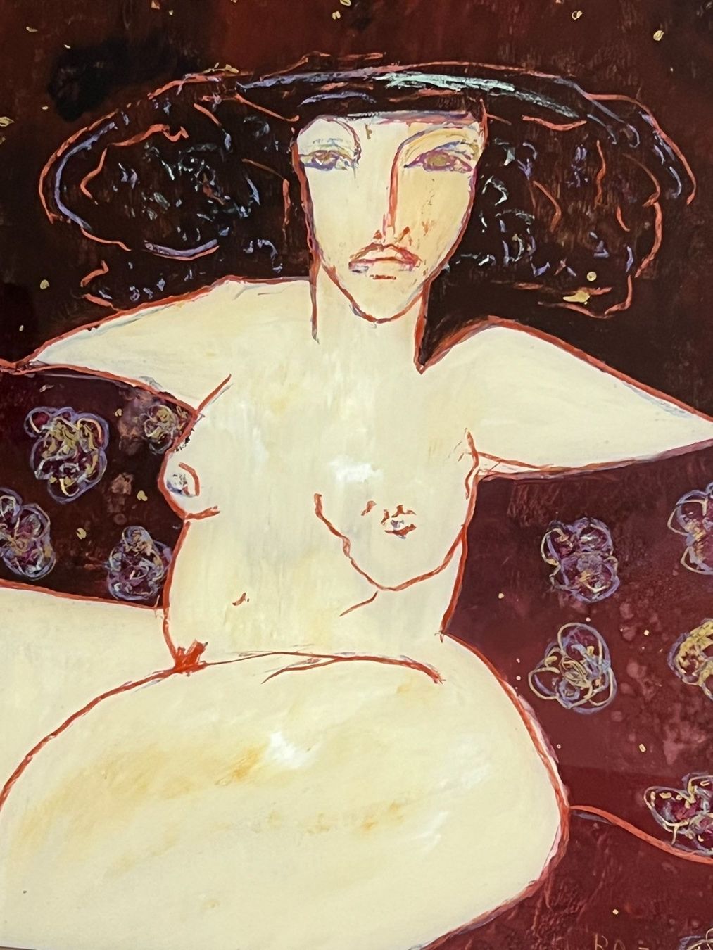 Dipinti: Gemälde Hinterglas-Malerein von Rita Andermatt (1946) – Usato da Vaduz venduto da Unikate-Markt 2