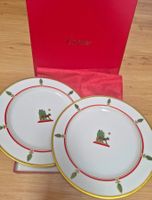 Vintage Cartier "Panthere" Porcelain Plates Duo Porzellanset