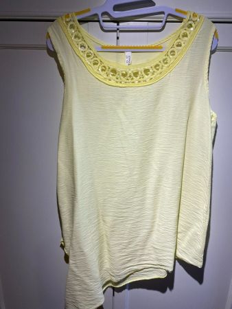DAMEN TOP HELLGELB