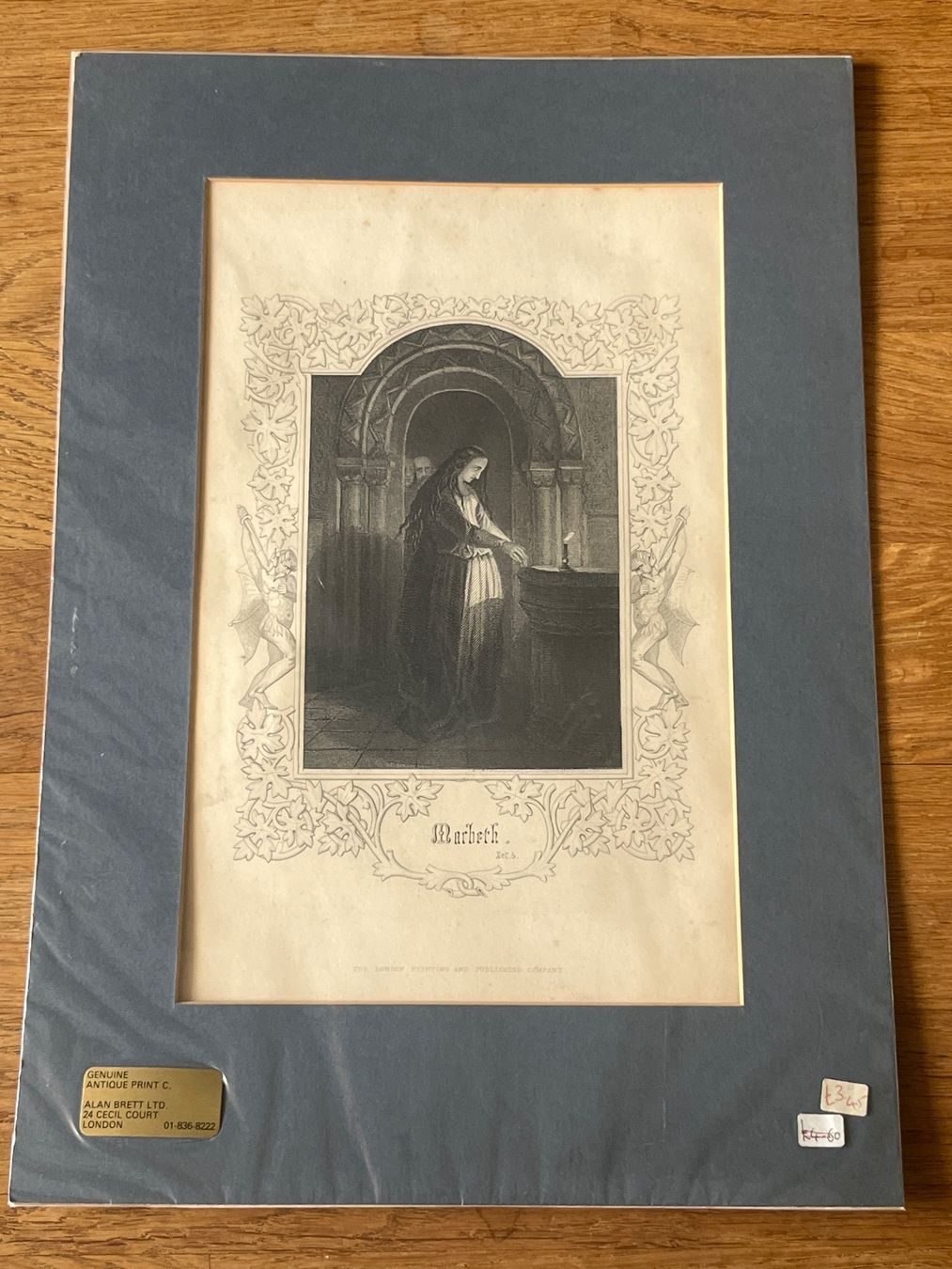 Poster & Bilder: Stahlstich- "Macbeth", Shakespeare, Act. 6 – Neu und originalverpackt aus Luzern von Jiggy_8898